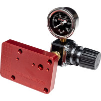 Piston Cooling Jet Pressure Tester Block Kit - Stand Alone Tool — Black, Red kit, fits Twin Cam and M8