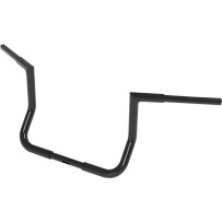 Manillar Crusader Square Top — 91,5 cm ancho, 25,4 mm abrazadera, 25,5 cm subida, negro brillo