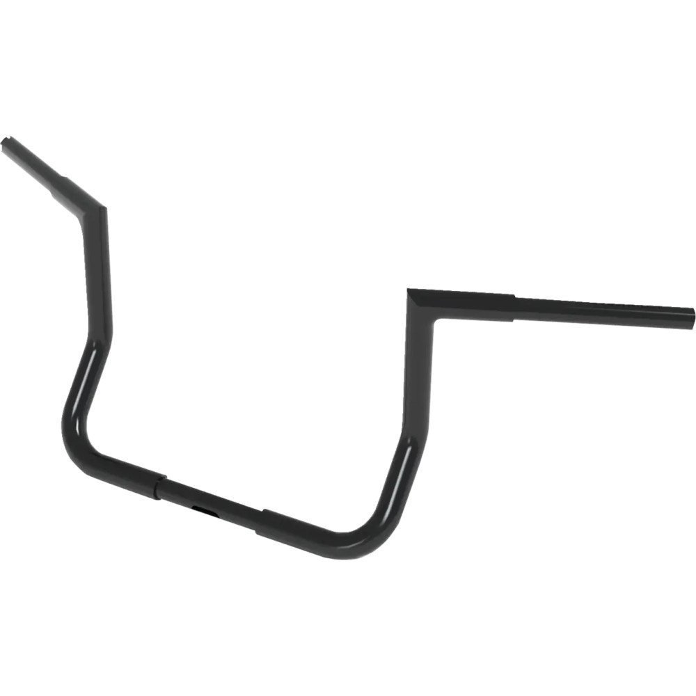 Manillar Crusader Square Top — 91,5 cm ancho, 25,4 mm abrazadera, 25,5 cm subida, negro brillo