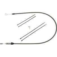 KARBONFIBR Quick Connect Upper Clutch Cable — 81 cm (32"), 59 mm travel, Silver