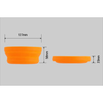 Magnetic Silicone Tray — Orange