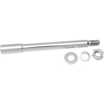 Front Axle Kit — 3/4" axle diameter, 9.57" length, front, Chrome