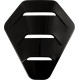 Ultraflite™ Helmet Mouthpiece — One Size, Fits Ultraflite, Black gloss