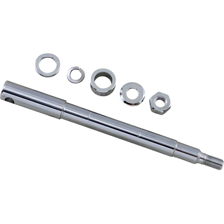 Kit de eje delantero — 18 mm, 25 cm, cromado