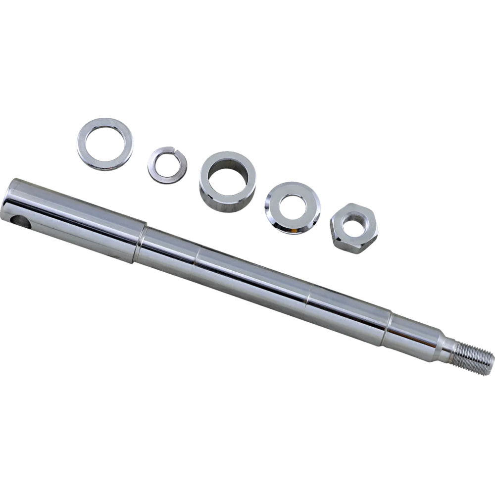 Front Axle Kit — 18 mm, 25 cm, Chrome
