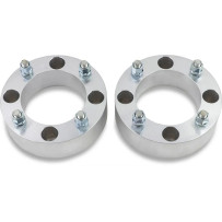 Separadores de rueda con espárragos — Grosor 51.8 mm (2"), M12 x 1.50, 4/137, Plata