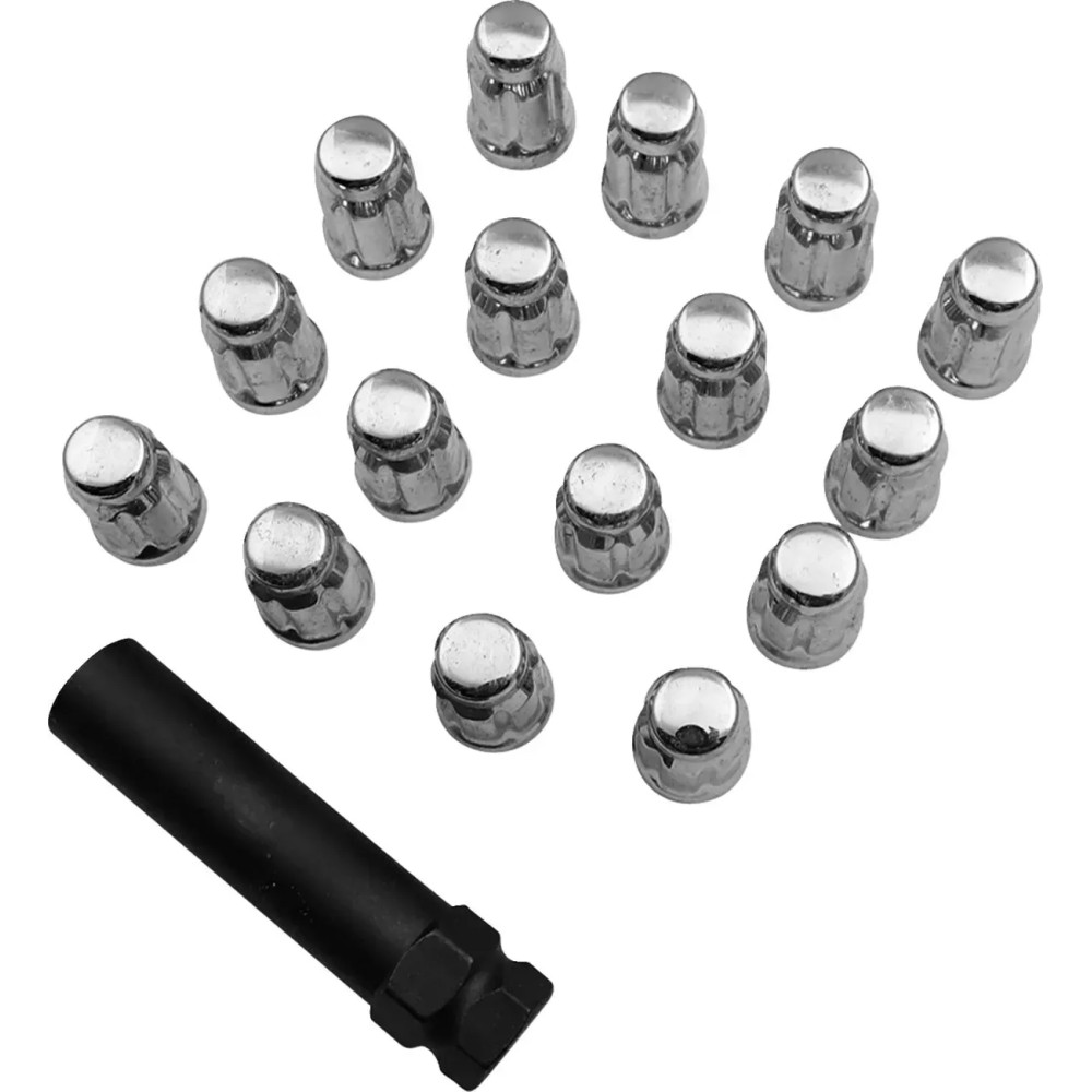 Splined Lug Nuts — M12 x 1.25, 16 Pack