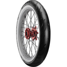 Cobra Chrome AV91 Tire — 100/90-19, Whitewall