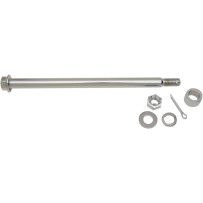 Rear Axle Kit — 19.1 mm (3/4"), 11" length, Chrome