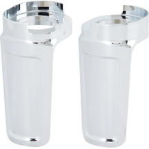 Method® Performance Bagger Fork Guards — Chrome, 6061-T6 Aluminum, Pair