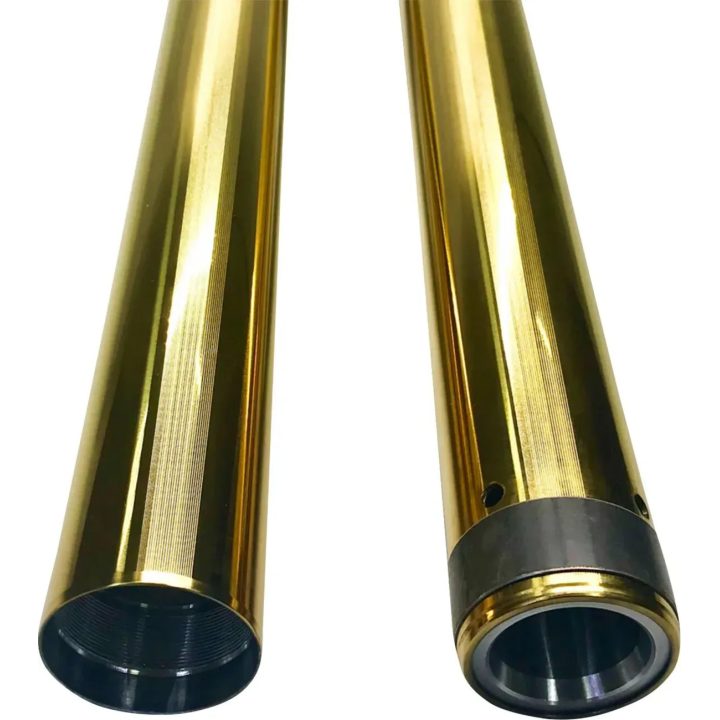 Tubos de horquilla 49 mm — 603.25 mm, dorado