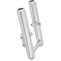 Pierna de horquilla Hot Legs — Disco único, montaje inferior, cromado