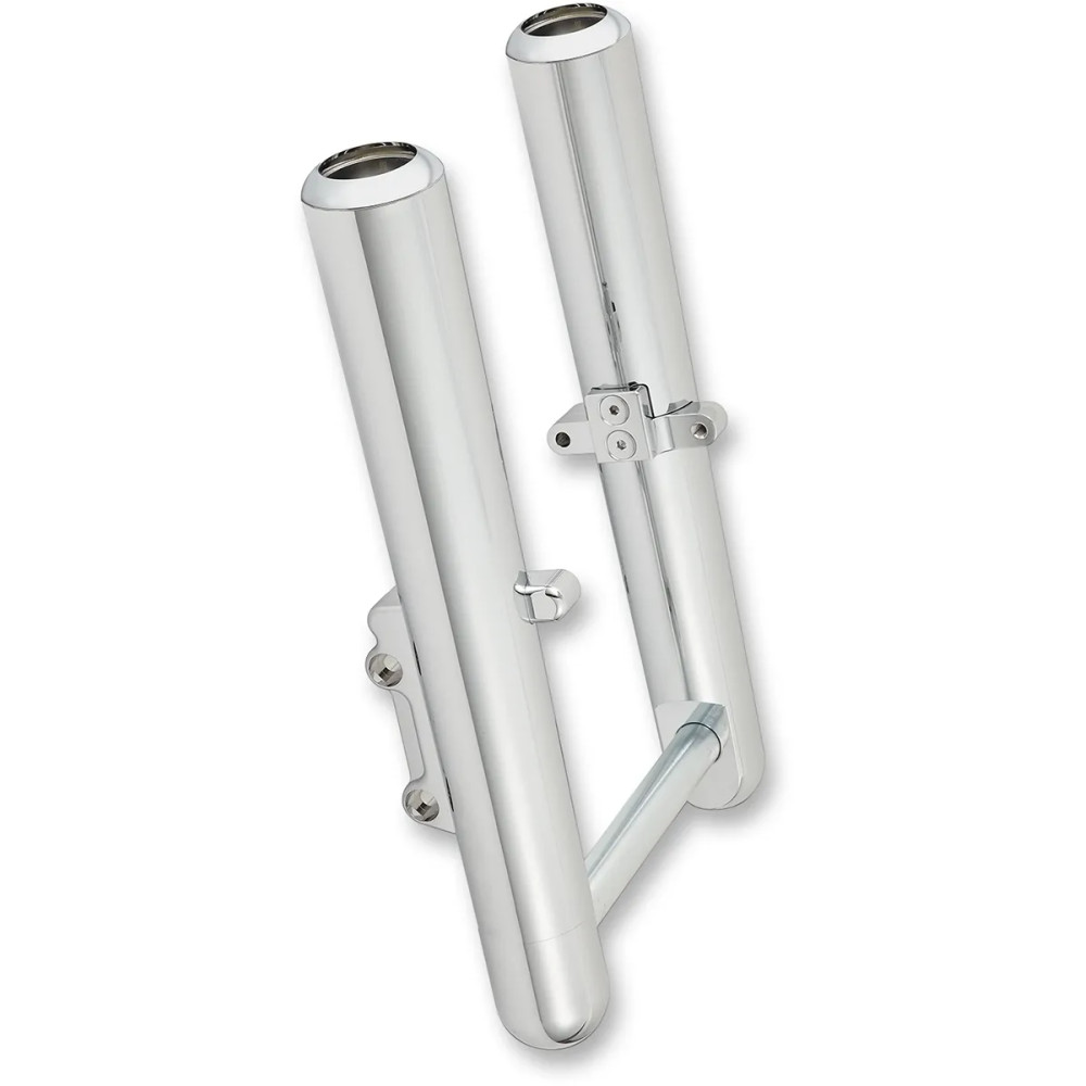 Pierna de horquilla Hot Legs — Disco único, montaje inferior, cromado