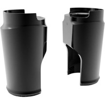 Fork Boot — Anodized Titanium, Pair