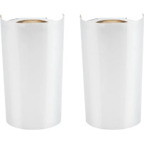 Fork Boot Covers — Chrome