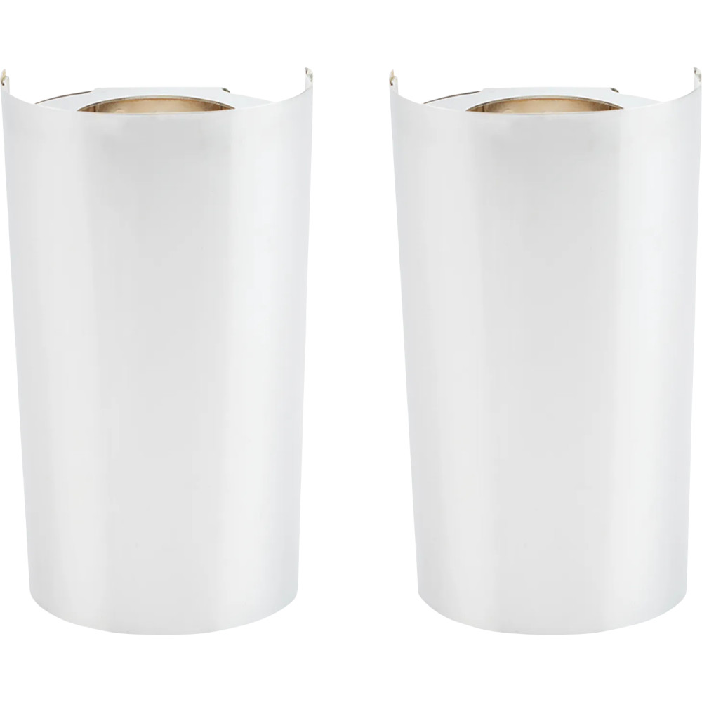 Fork Boot Covers — Chrome