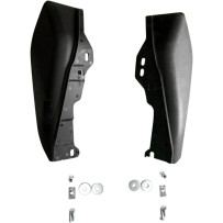 Frame Mounted Heat Deflectors — Black, Pair