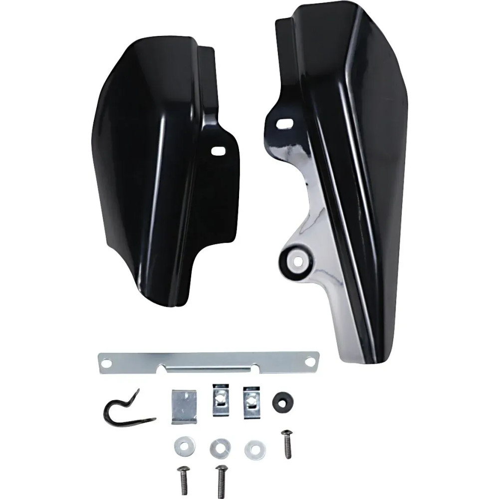Frame Mounted Heat Deflectors — Black