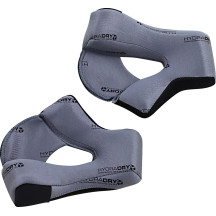 Almohadillas de mejilla Airflite™ para casco — Talla XS, 30 mm, Gris/Negro