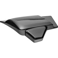 Side Covers — Carbon fiber, black, pair, left and right