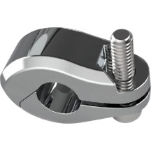 Soporte de mástil LED — 1/2" redondo, cromo