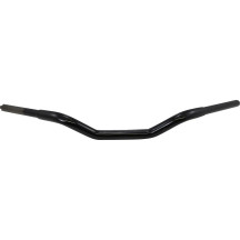 Hefty 1-1/4" Handlebar — 33" width, 3" rise, Black gloss