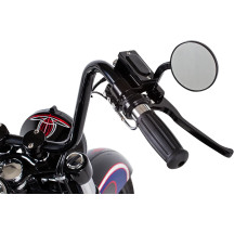 Vintage Style Grips — 1" handlebar diameter, 5" length, Black