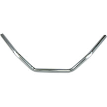 Manillar Flattrak — 75 cm, abrazadera 25,4 mm, cromo