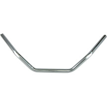 Manillar Flattrak — 75 cm, abrazadera 25,4 mm, cromo