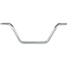 1" Handlebar — 1" clamp, 33-1/4" width, 8-1/4" rise, 7" pullback, mid/buckhorn bend
