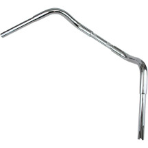 1-1/4" Buffalo Bar Handlebar — 1-1/4" diameter, 32-3/4" width, 4-1/4" rise, 1" clamp, Chrome
