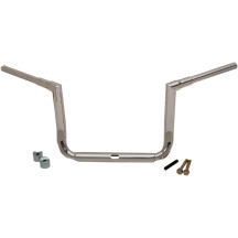 1-1/2" Grande Twin Peaks Touring Handlebar — 1-1/2" clamping, 35-1/2" width, 12" rise, 5-1/4" pullback, Chrome