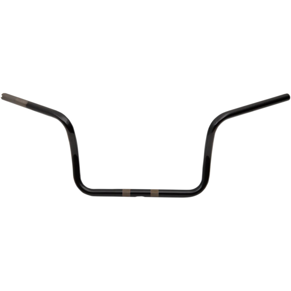 1" Ape Hanger Handlebar — 1" clamp, 10" rise, 38" width, gloss black