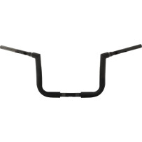 Manillar Touring Grande Twin Peaks 1-1/2" — elevación 12", ancho 35-1/2", negro brillo