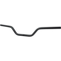 Trackbar Handlebar — 10 cm rise, 10 cm pullback, 25.4 mm clamp, 80 cm width, Black