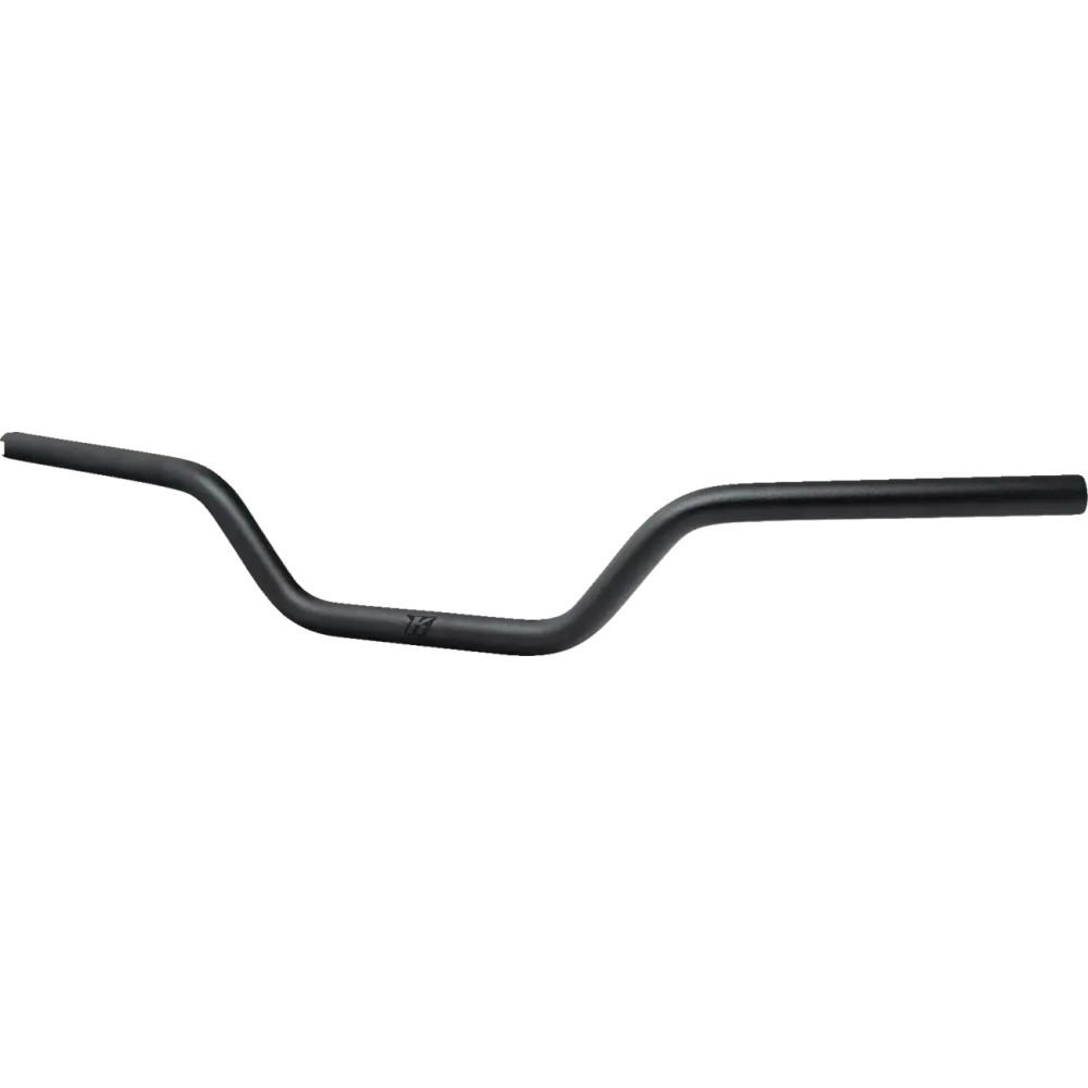Trackbar Handlebar — 10 cm rise, 10 cm pullback, 25.4 mm clamp, 80 cm width, Black