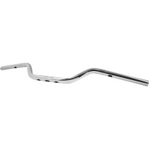 Manillar Trackbar — 10 cm de altura, 10 cm de retroceso, abrazadera 25.4 mm, ancho 80 cm