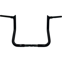 Manillar EZ de instalación 1-1/4" con cima apuntada — 32 mm (1-1/4"), 39,5 cm (15-1/2") centro, 33 cm (13") elevación, Negro