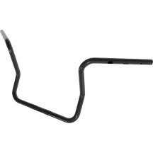 1-1/4" Caliber Handlebar — 1-1/4" diameter, 1" clamp, 12" center width, Black gloss