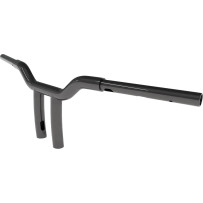 Top Gun T-Bar Handlebar — 1-1/4" diameter, 3-1/2" on-center, Black Gloss