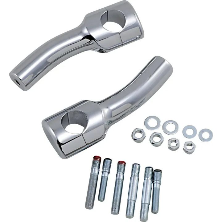 Elevadores de manillar Big Buffalo — 38 mm (1-1/2"), cromo