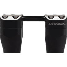 Assault Handlebar Risers — 15 cm rise, 32 mm clamp, Black