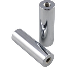 Elevadores de manillar Kage Fighter — Elevación 4" (10 cm), Abrazadera 32 mm (1-1/4"), Cromo