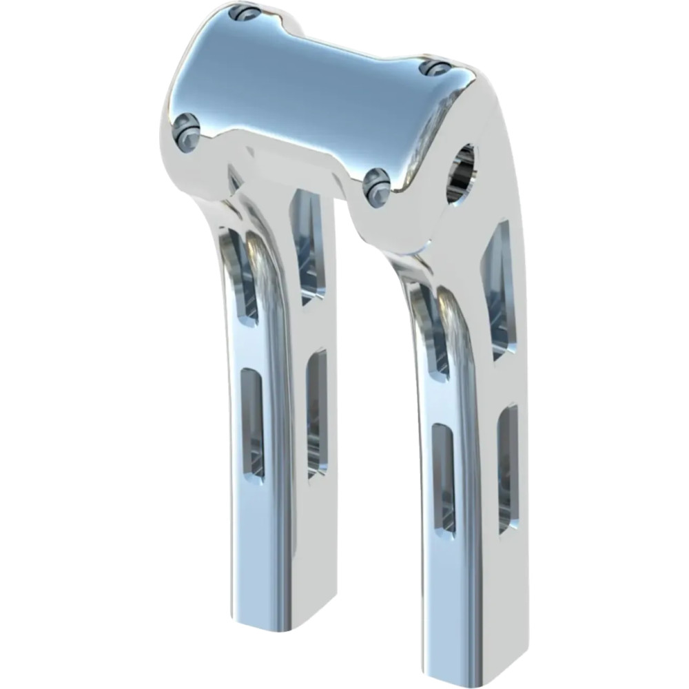 Ghost Risers — 1-1/2" pullback, 10" rise, 1" clamp, fits non-batwing models (3-1/2" fork c-c)