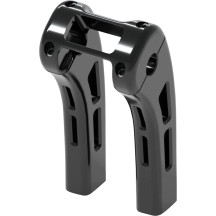 Ghost Risers — 1-1/2" pullback, 8" rise, 1" clamp, fits 3-1/2" fork center-to-center