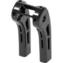 Ghost Risers — 1-1/2" pullback, 8" rise, 1" clamp, fits 3-1/2" fork center-to-center
