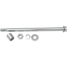 Rear Axle Kit — 3/4" diameter, 12.44" length, Chrome