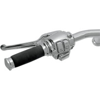 Handlebar Control Kit with Mechanical Clutch — 17.5 mm bore (11/16"), 25.4 mm clamp (1"), Chrome