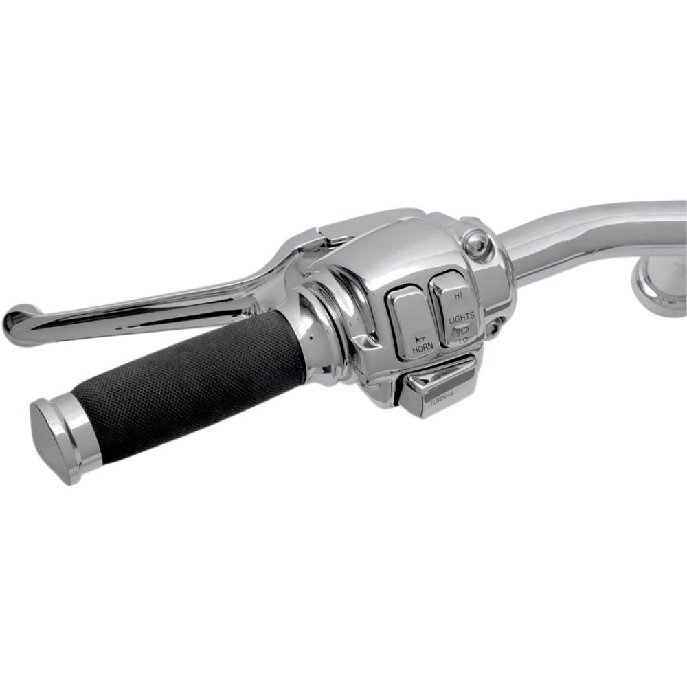 Handlebar Control Kit with Mechanical Clutch — 17.5 mm bore (11/16"), 25.4 mm clamp (1"), Chrome