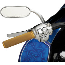 Handlebar Control Kit with Mechanical Clutch — 14.3 mm (9/16") bore, 25.4 mm (1") clamp, Chrome